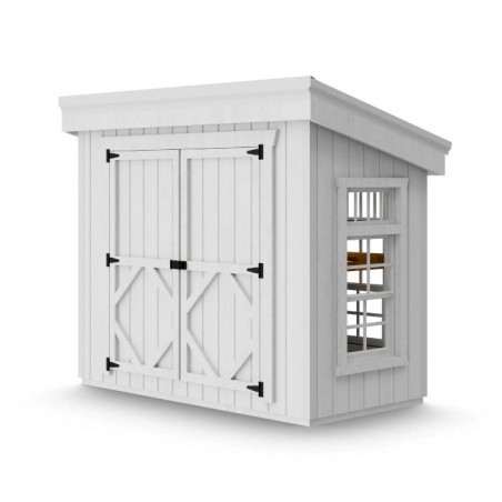 Little Cottage Co. Small Petite Wood Greenhouse Kit - (58 LCPG-PNK)