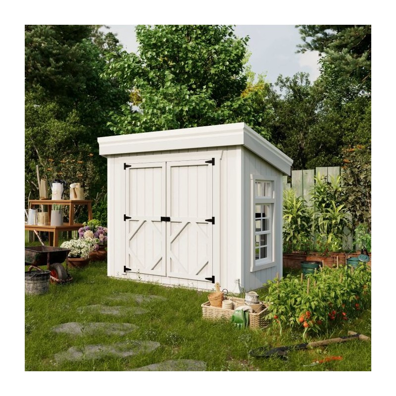 Little Cottage Co. Small Petite Wood Greenhouse Kit - (58 LCPG-PNK)