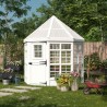 Little Cottage Co. 8x8 Octagon Wood Greenhouse Kit - (8x8 LCOG-PNK)