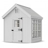 Little Cottage Co. 8x8 Colonial Gable Wood Greenhouse Kit - (8x8 LCG-PNK)