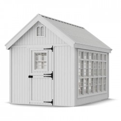 Little Cottage Co. 8x12 Colonial Gable Wood Greenhouse Kit - (8x12 LCG-PNK)