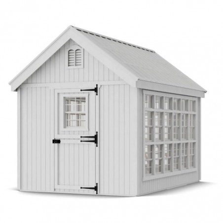 Little Cottage Co. 8x12 Colonial Gable Wood Greenhouse Kit - (8x12 LCG-PNK)