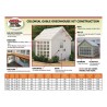 Little Cottage Co. 8x16 Colonial Gable Wood Greenhouse Kit - (8x16 LCG-PNK)