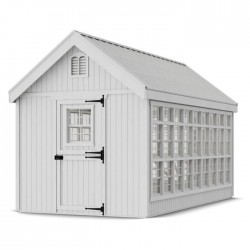 Little Cottage Co. 8x16 Colonial Gable Wood Greenhouse Kit - (8x16 LCG-PNK)