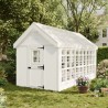 Little Cottage Co. 8x16 Colonial Gable Wood Greenhouse Kit - (8x16 LCG-PNK)