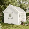 Little Cottage Co. 10x12 Colonial Gable Wood Greenhouse Kit - (10x12 LCG-PNK)