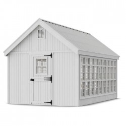 Cottage Co. 10x16 Colonial Gable Wood Greenhouse Kit - (10x16 LCG-PNK)