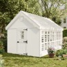 Little Cottage Co. 10x16 Colonial Gable Wood Greenhouse Kit - (10x16 LCG-PNK)