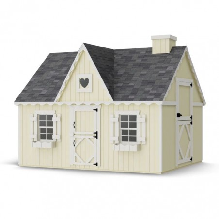 Little Cottage Co. 8x10 Victorian Wood Panelize Playhouse Kit - (8x10 VP-PNK)