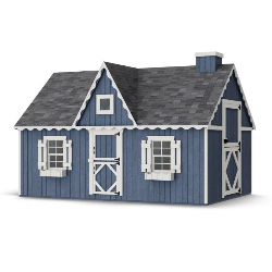 Little Cottage Co. 8x12 Victorian Wood Panelize Playhouse Kit - (8x12 VP-PNK)