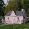 Little Cottage Co. 8x12 Victorian Wood Panelize Playhouse Kit with Deck & Rail - (8x12 VP-PNK-DR)