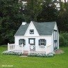Little Cottage Co. 10x12 Victorian Wood Panelize Playhouse Kit with Deck & Rail - (10x12 VP-PNK-DR)