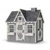Little Cottage Co. 4x6 Victorian Wood Playhouse Kit with Floor - (4x6 VP-PNK-FK)