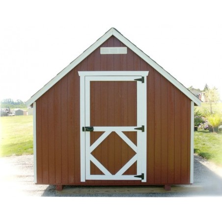 Little Cottage Co. 8x8 Firehouse Wood Playhouse Kit - (8x8 FHP-PNK)