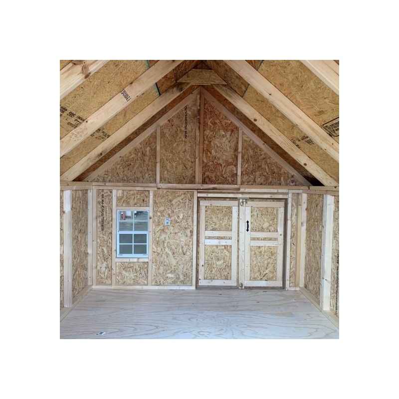 Little Cottage Co. 8x8 Firehouse Wood Playhouse Kit - (8x8 FHP-PNK)