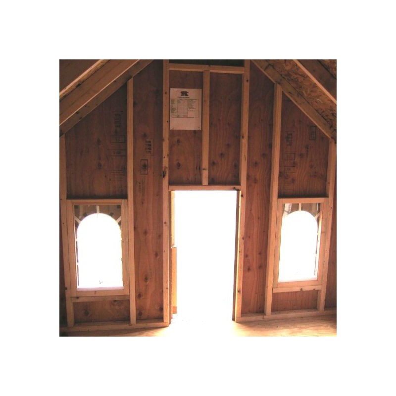 Little Cottage Co. 8x8 Stratford Schoolhouse Wood Playhouse Kit - (8x8 SSH-PNK)