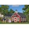 Little Cottage Co. 8x10 Stratford Schoolhouse Wood Playhouse Kit - (8x10 SSH-PNK)