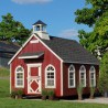 Little Cottage Co. 8x12 Stratford Schoolhouse Wood Playhouse Kit - (8x12 SSH-PNK)
