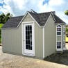 Little Cottage Co. 10x16 Grand Portico Large Mansion Wood Playhouse Kit - (10x16 GPM-PNK)