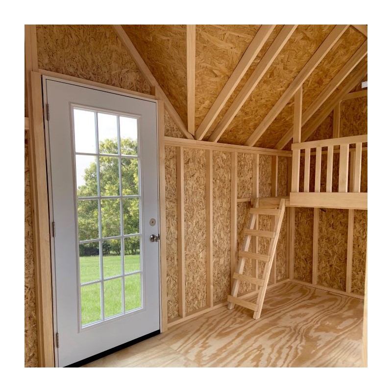 Little Cottage Co. 10x16 Grand Portico Large Mansion Wood Playhouse Kit - (10x16 GPM-PNK)