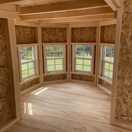 Little Cottage Co. 10x16 Grand Portico Large Mansion Wood Playhouse Kit - (10x16 GPM-PNK)