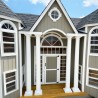 Little Cottage Co. 10x16 Grand Portico Large Mansion Wood Playhouse Kit - (10x16 GPM-PNK)