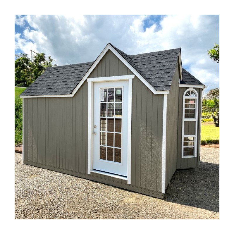 Little Cottage Co. 10x16 Grand Portico Large Mansion Wood Playhouse Kit - (10x16 GPM-PNK)