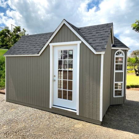 Little Cottage Co. 10x16 Grand Portico Large Mansion Wood Playhouse Kit - (10x16 GPM-PNK)