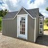 Little Cottage Co. 10x16 Grand Portico Large Mansion Wood Playhouse Kit - (10x16 GPM-PNK)