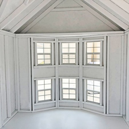 Little Cottage Co. 8x16 Sara's Victorian Large Mansion Wood Playhouse Kit - (8x16 SVM-PNK)