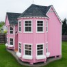 Little Cottage Co. 8x16 Sara's Victorian Large Mansion Wood Playhouse Kit - (8x16 SVM-PNK)