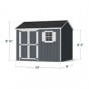 Little Cottage Co. 8x10 Value Workshop Wood Storage Shed Kit - (8x10 VWS-PC)