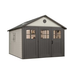 Lifetime 11x13 Plastic Storage Shed w/ 9ft Wide Doors (60187-0125)