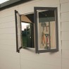 Lifetime 11x13 Plastic Storage Shed w/ 9ft Wide Doors (60187-0125)