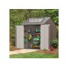 Rubbermaid 7x7 Resin Storage Shed Kit - Brown (2119053)