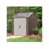 Rubbermaid 7x7 Resin Storage Shed Kit - Brown (2119053)