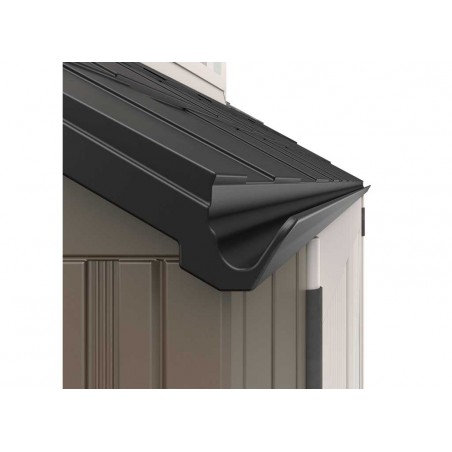 Rubbermaid 7x7 Resin Storage Shed Kit - Brown (2119053)
