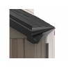 Rubbermaid 7x7 Resin Storage Shed Kit - Brown (2119053)