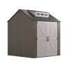 Rubbermaid 7x7 Resin Storage Shed Kit - Brown (2119053)