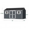 Little Cottage Co. 10x16 Value Workshop Wood Storage Shed Kit - (10x16 VWS-PC)