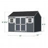 Little Cottage Co. 12x12 Value Workshop Wood Storage Shed Kit - (12x12 VWS-PC)