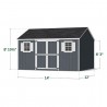 Little Cottage Co. 12x14 Value Workshop Wood Storage Shed Kit - (12x14 VWS-PC)