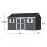 Little Cottage Co. 12x16 Value Workshop Wood Storage Shed Kit - (12x16 VWS-PC)