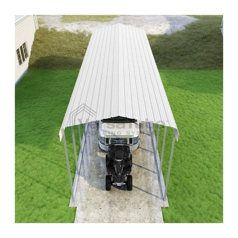 Versatube 12'W x 38'L x 12'H Classic Steel Carport Kit - (CM012380120)