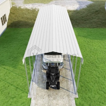 Versatube 12'W x 38'L x 12'H Classic Steel Carport Kit - (CM012380120)