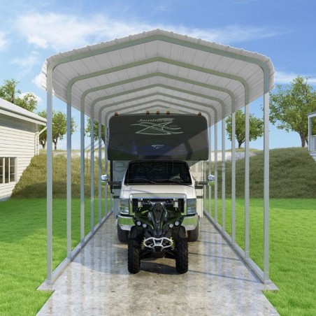 Versatube 12'W x 38'L x 12'H Classic Steel Carport Kit - (CM012380120)