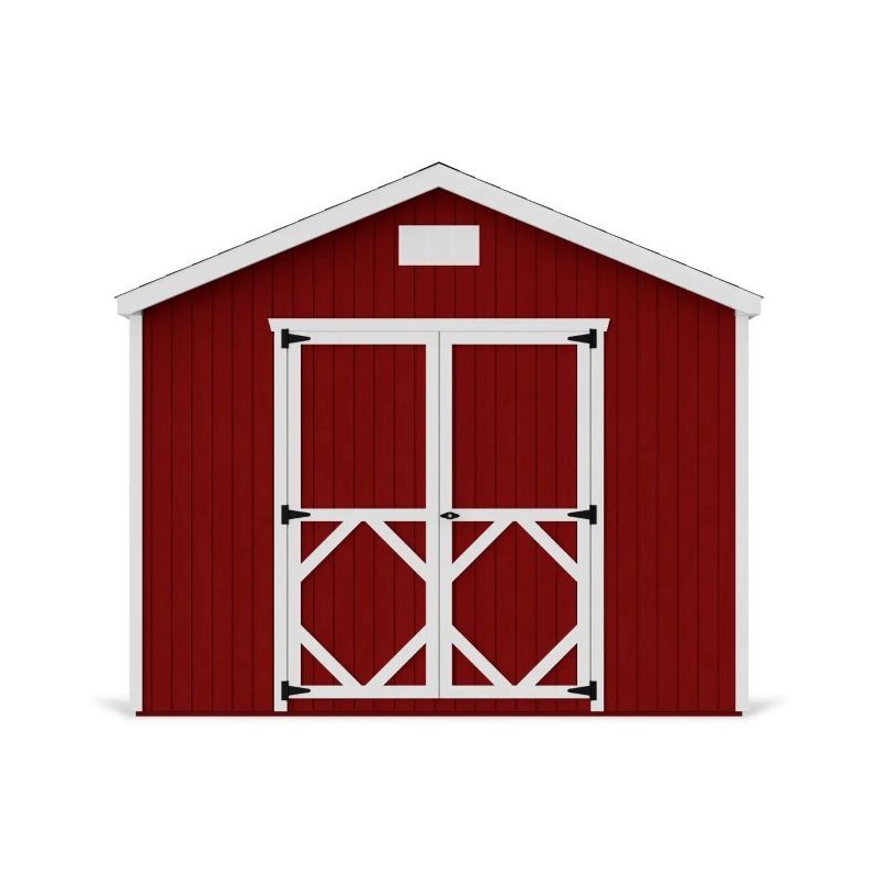 Little Cottage Co. Pre-Cut 10x16 Classic Gable Wood Shed Kit - (10x16 CGS-PC)