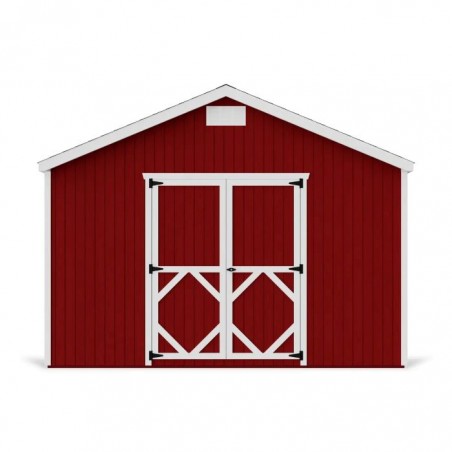 Little Cottage Co. Pre-Cut 12x14 Classic Gable Wood Shed Kit - (12x14 CGS-PC)