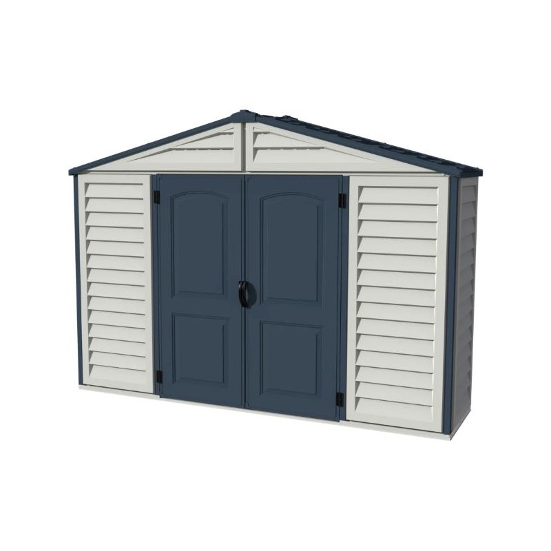 Duramax 10x3 RidgeLine Vinyl Storage Shed Kit - (10103)