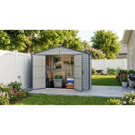 Duramax 10x3 RidgeLine Vinyl Storage Shed Kit - (10103)